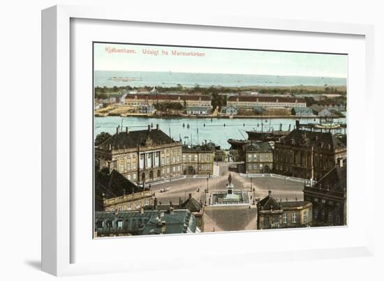 Copenhagen, View from the Marble Church, Denmark-null-Framed Art Print
