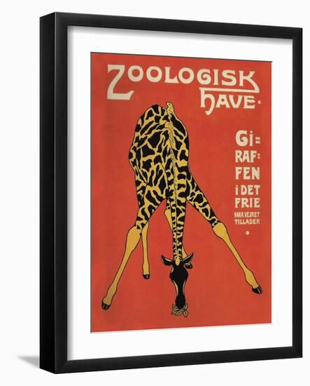 Copenhagen Zoo-Vintage Lavoie-Framed Giclee Print
