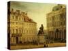 Copernic Square, Warsaw, Poland, 19th Century-Wladyslaw Bakalowicz-Stretched Canvas