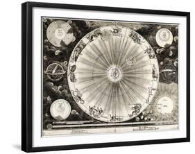 Copernican Astronomy, 1732-Science Source-Framed Giclee Print