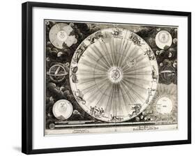 Copernican Astronomy, 1732-Science Source-Framed Giclee Print