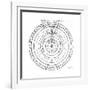 Copernican (Heliocentri) System of the Universe, 17th Century-Johannes Hevelius-Framed Giclee Print