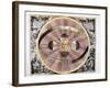 Copernican (Heliocentric/Sun-Centre) System of the Universe, 1708-null-Framed Giclee Print