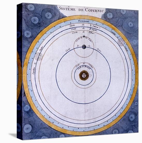 Copernican (Heliocentric/Sun-Centre) System of the Universe, 1761-null-Stretched Canvas