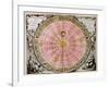 Copernican Sun-Centred (Heliocentri) System of the Universe, 1708-null-Framed Premium Giclee Print