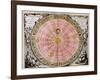 Copernican Sun-Centred (Heliocentri) System of the Universe, 1708-null-Framed Premium Giclee Print