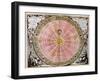 Copernican Sun-Centred (Heliocentri) System of the Universe, 1708-null-Framed Giclee Print