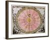 Copernican Sun-Centred (Heliocentri) System of the Universe, 1708-null-Framed Giclee Print