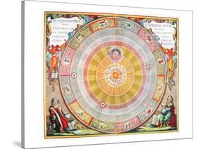 Copernican Universe, 1660-Andreas Cellarius-Stretched Canvas