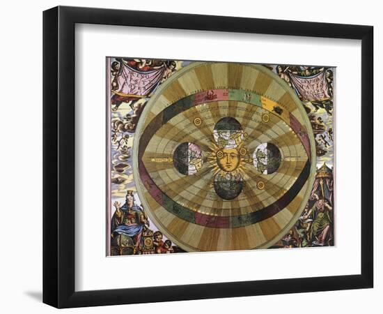 Copernican Universe-null-Framed Giclee Print