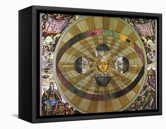 Copernican Universe-null-Framed Stretched Canvas