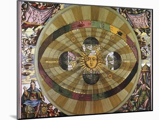 Copernican Universe-null-Mounted Giclee Print