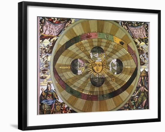Copernican Universe-null-Framed Giclee Print