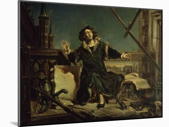 Copernicus in the Tower at Frombork-Jan Matejko-Mounted Giclee Print