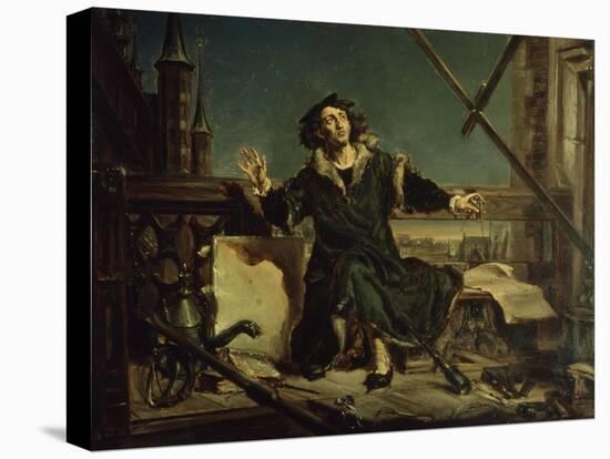 Copernicus in the Tower at Frombork-Jan Matejko-Stretched Canvas