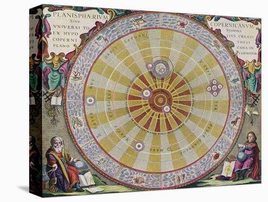 Copernicus's System-Andreas Cellarius-Stretched Canvas