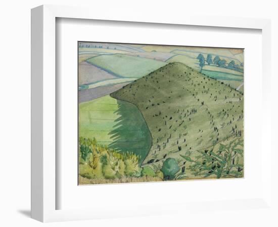 Cophill, Princes Risborough, 1919 (W/C with Pen & Ink on Paper)-John Northcote Nash-Framed Giclee Print