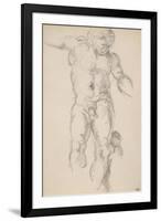 Copie d'aprés l'antique : satyre avec des cymbales-Paul Cézanne-Framed Giclee Print