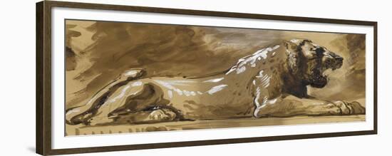 Copie d'après un lion-Gustave Moreau-Framed Premium Giclee Print