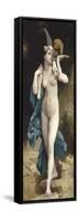 Copie de "La femme et l'Amour" de Bouguereau-William Adolphe Bouguereau-Framed Stretched Canvas