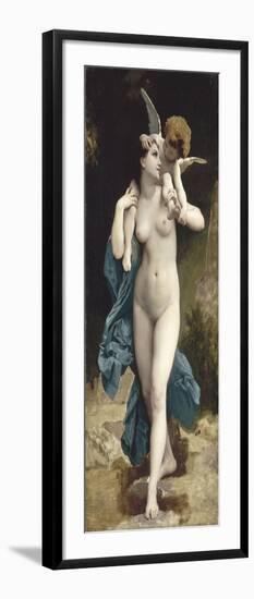 Copie de "La femme et l'Amour" de Bouguereau-William Adolphe Bouguereau-Framed Giclee Print