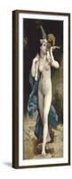 Copie de "La femme et l'Amour" de Bouguereau-William Adolphe Bouguereau-Framed Premium Giclee Print