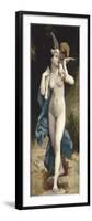 Copie de "La femme et l'Amour" de Bouguereau-William Adolphe Bouguereau-Framed Premium Giclee Print