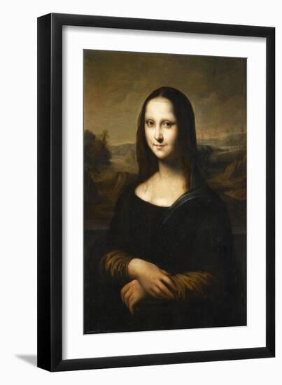 Copie de la Joconde de Leonard de Vinci-Léonard de Vinci-Framed Giclee Print