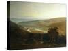 Copley From Pye Nest, 1840-null-Stretched Canvas