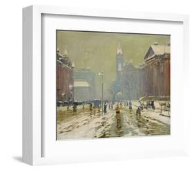 Copley Square, Boston, about 1908-Arthur Clifton Goodwin-Framed Art Print