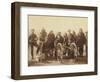 Coporal Paul Weinert and gunners of Battery "E" 1st Artillery-John C. H. Grabill-Framed Photographic Print