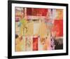 Copper And Red Series 4-null-Framed Art Print