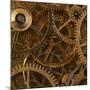 Copper Cogs Close up 02-Tom Quartermaine-Mounted Giclee Print