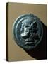 Copper Coin Bearing Image of Janus in Relief, Roman Coins-null-Stretched Canvas