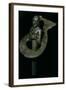 Copper foundation figurine ending in cone and plaque, Telloh, South Iraq, 2494BC-2465BC-Unknown-Framed Giclee Print