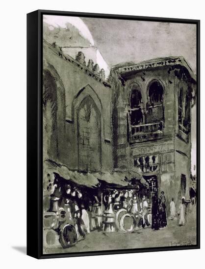 Copper Merchant, Cairo, Egypt, 1928-Louis Cabanes-Framed Stretched Canvas