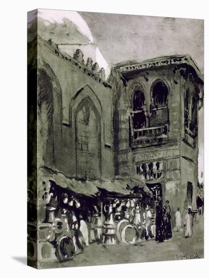 Copper Merchant, Cairo, Egypt, 1928-Louis Cabanes-Stretched Canvas