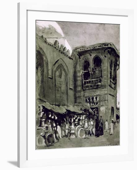 Copper Merchant, Cairo, Egypt, 1928-Louis Cabanes-Framed Giclee Print