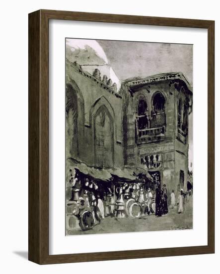 Copper Merchant, Cairo, Egypt, 1928-Louis Cabanes-Framed Giclee Print