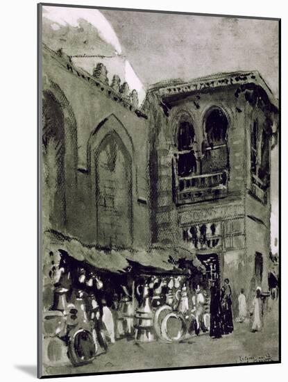 Copper Merchant, Cairo, Egypt, 1928-Louis Cabanes-Mounted Giclee Print