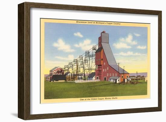 Copper Mine, Keweenaw, Michigan-null-Framed Art Print