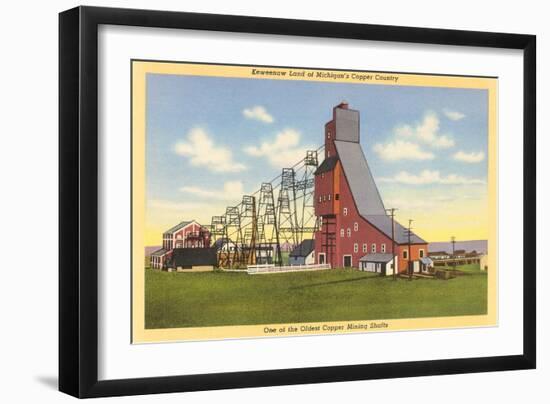 Copper Mine, Keweenaw, Michigan-null-Framed Art Print