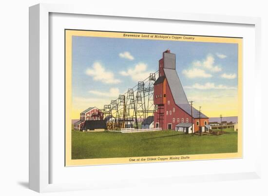 Copper Mine, Keweenaw, Michigan-null-Framed Art Print