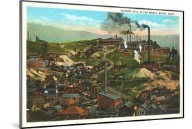 Copper Mines, Butte, Montana-null-Mounted Art Print