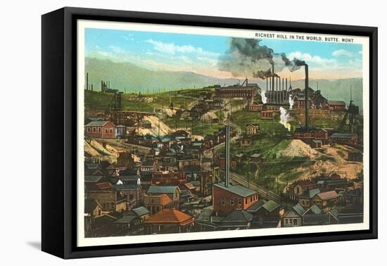 Copper Mines, Butte, Montana-null-Framed Stretched Canvas