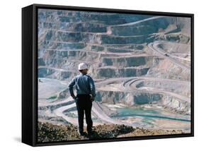 Copper Mining-Adam Woolfitt-Framed Stretched Canvas