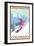 Copper Mountain, Colorado - Downhill Snowboarder-Lantern Press-Framed Art Print