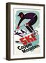 Copper Mountain, Colorado - Retro Skier-Lantern Press-Framed Art Print
