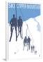 Copper Mountain, Colorado - Ski Lift-Lantern Press-Framed Art Print