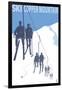 Copper Mountain, Colorado - Ski Lift-Lantern Press-Framed Art Print